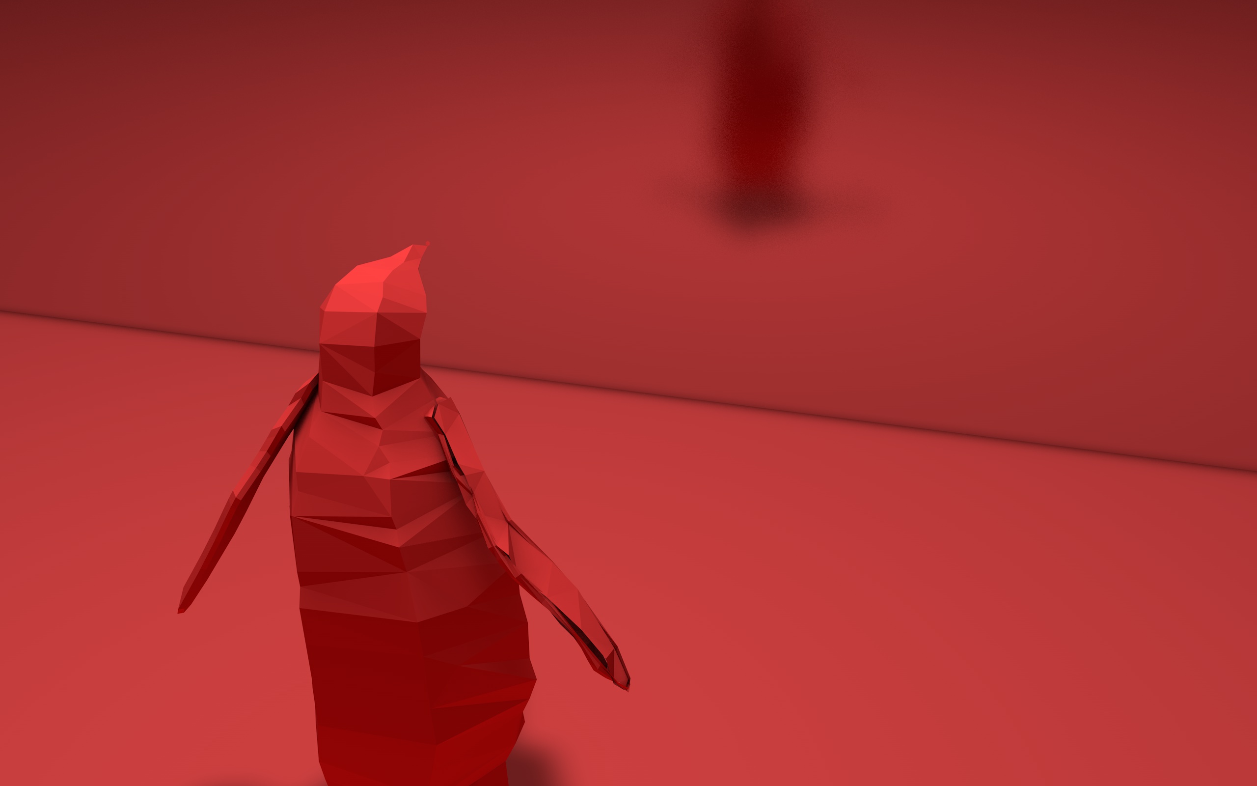 Penguin in the Mirror Phase